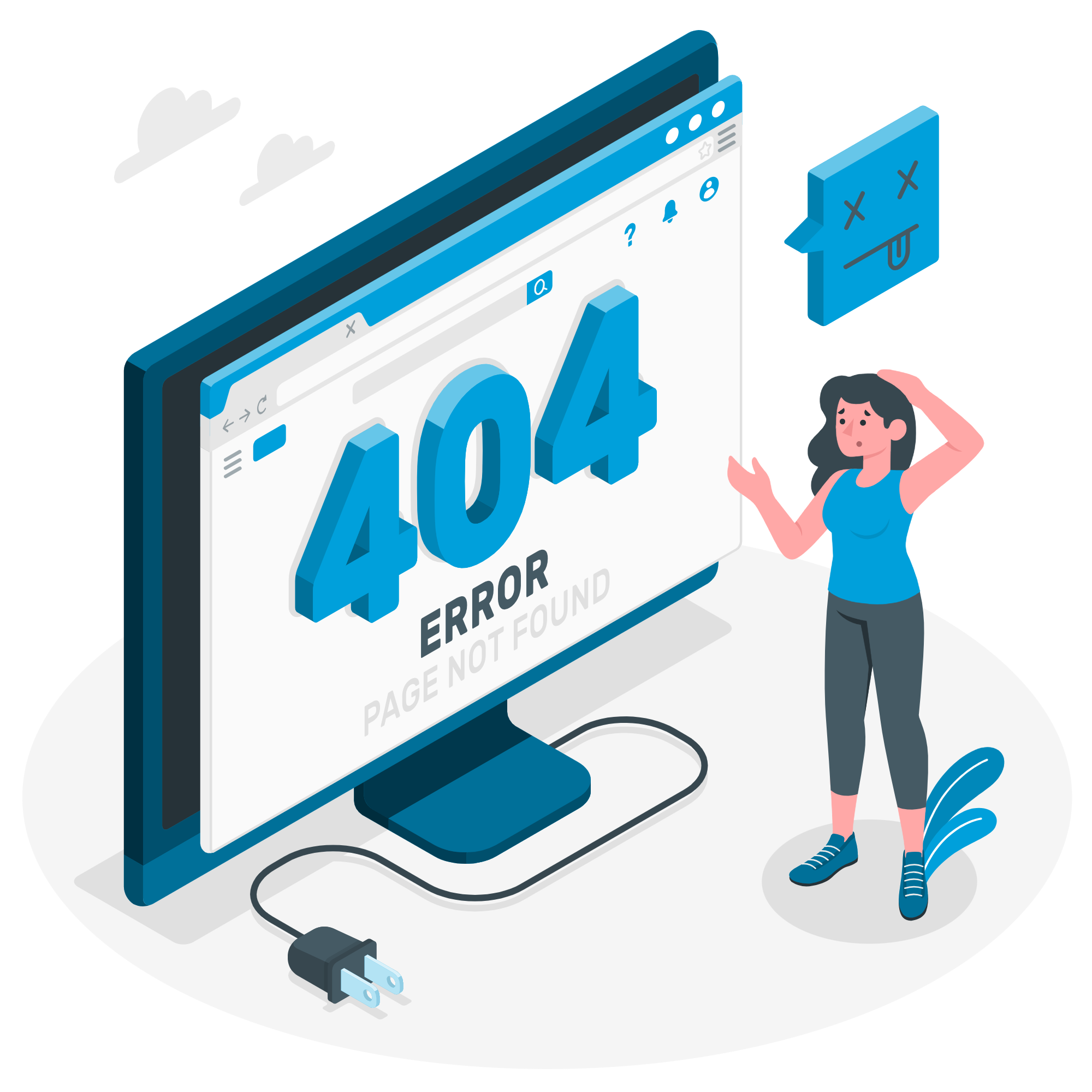 404 Error Illustration